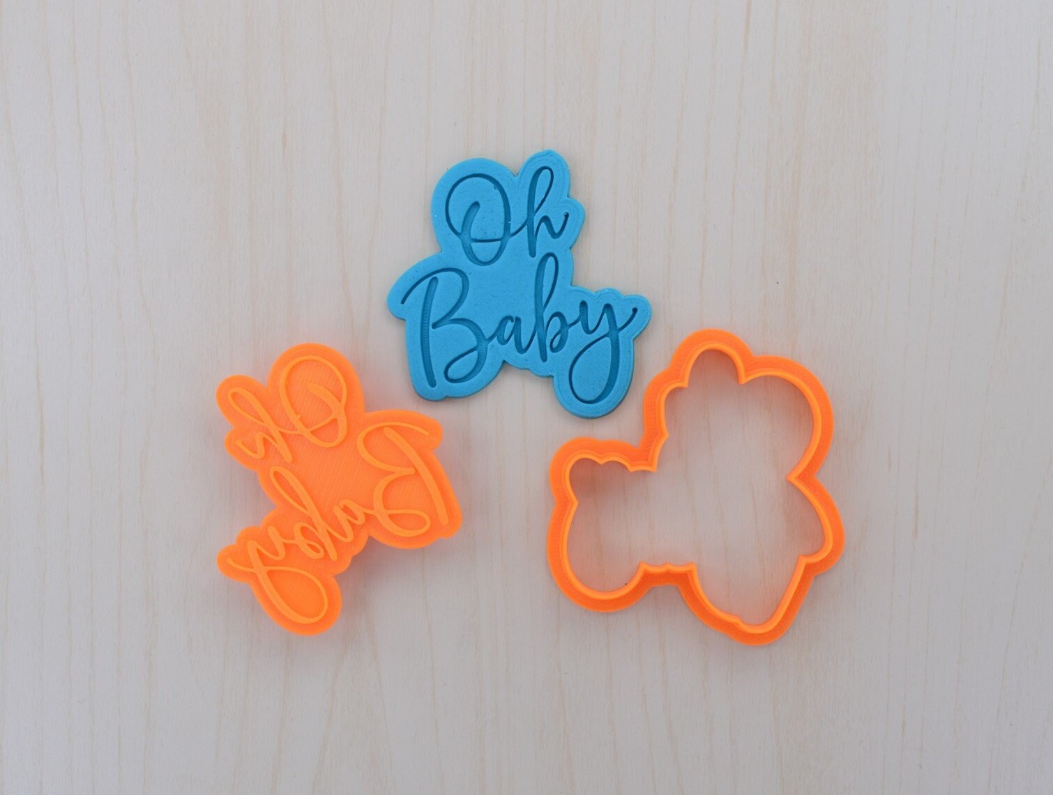 Oh Baby Cookie Cutter and Stamp Set - 604
