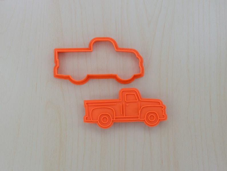 Classic Pickup Truck Cookie Cutter and Stamp Set 101 470 Etsy