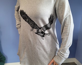 Pachena, Clothing, Design, French Terry, Bamboo, Hoodie, featuring the artwork PRIDE EAGLE, by PachenaClothing, Made in Canada,