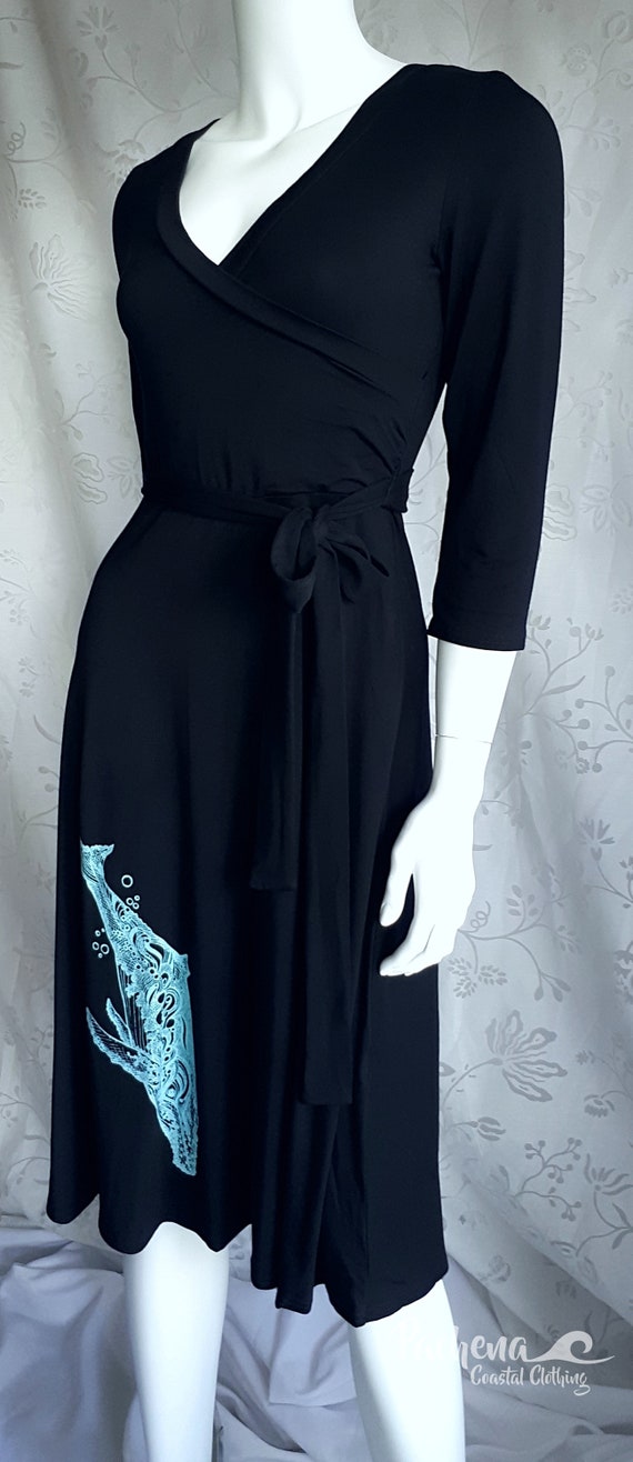 black wrap dress canada