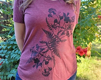 Pachena, Clothing, Fashion, Design, Bamboo, T-shirt featuring BOTANICALS by PachenaClothing, Made in Canada