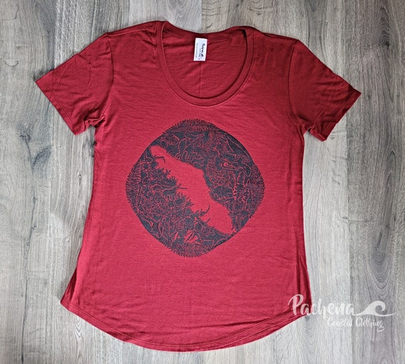 Pachena, kleding, bamboe, biologisch katoen, T-shirt met VANCOUVER