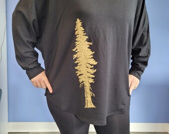 Earth, Clothing, Fashion, Design, Bamboo, Dolman, featuring the artwork BLOOMINGTON by PachenaClothing, Made in Canada,