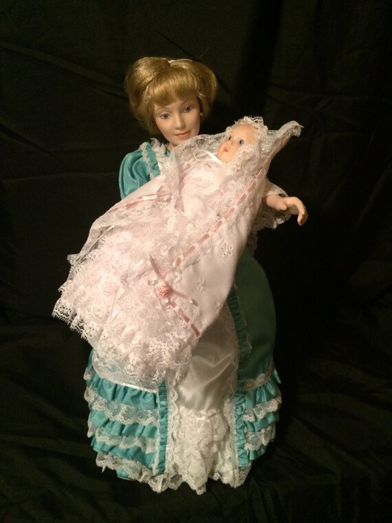 danbury mint christening doll