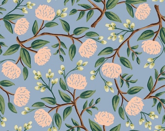 Rifle Paper Co. - Wildwood Collection - Peonies in Dusty Blue - Etsy