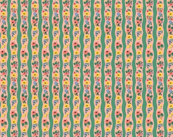 Rifle Paper Co. | Orchard | Climbing Roses | Blush | quilting cotton fabric | half yard increments