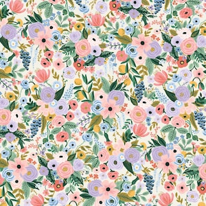 Rifle Paper Co. Orchard | Petite Garden Party | Ivory | quilting cotton fabric | sold by the half-yard
