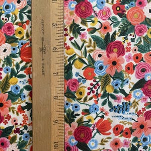 Rifle Paper Co. Wildwood | Garden Party Petite Scale | Cream | cotton fabric, sold by the half-yard image 3
