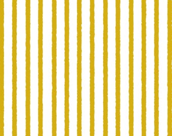 Cotton + Steel, Binding Stripe, Yellow, quilting cotton fabric, sold by the half-yard