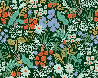 Rifle Paper Co. | Meadow - Hunter | quilting cotton fabric | half yard increments