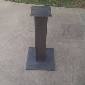 Metal table base