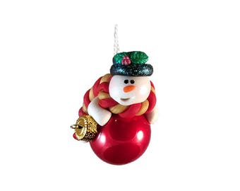 Snowman Hanging on Ornament