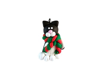 Tuxedo Cat Ornament