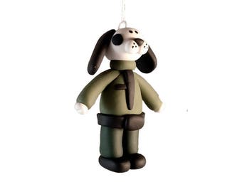 Officer Dog Ornament