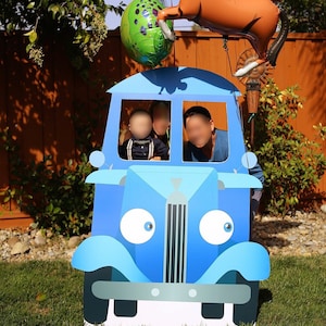 Blue Truck Photo Booth, Cut Out, Yard Sign, Birthday Party Decor, Farm, Animal, Barn, Tractor, poster, prop