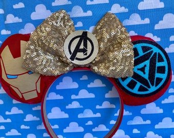 Iron Man Themed Mouse Ears