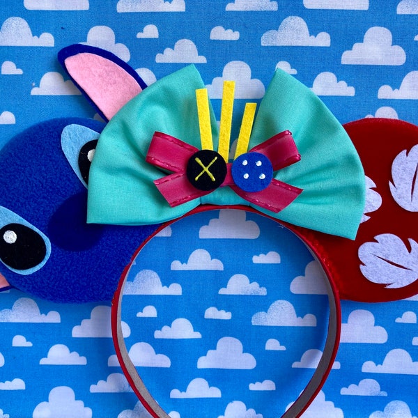 Lilo and Stitch Themed Mouse Ears