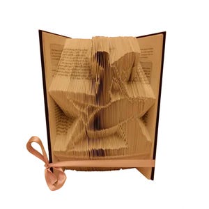 Fairy on a toadstool - mushroom book folding pattern (379 folds - 758 numbered pages)