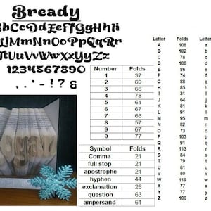 Libro plegable Alfabeto &#39;Bready&#39; - Letras individuales para crear palabras y frases