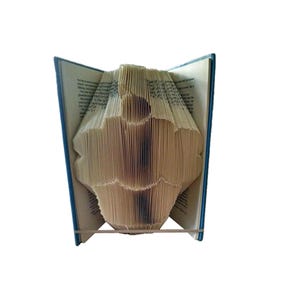 Cupcake with cherry book folding pattern (231 folds - 462 numbered pages)