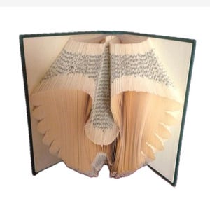 Angel Wings (MMF) Book folding pattern (198 folds per wing - 396 pages per wing)