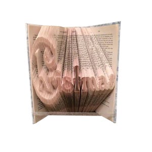 Fancy Christmas Book folding pattern 387 folds