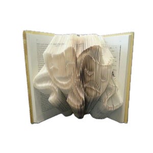 Theatrical Masks Book folding pattern - Theater - Drama - Teacher - West end - (344 folds - 688 numbered pages)