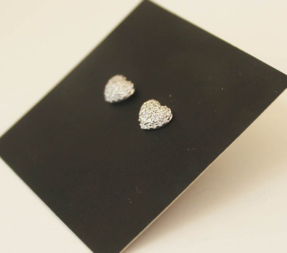 Orecchini A Perno A Forma Di Cuore In Argento Sterling 925 Per Donna - Regalo Gioiello In Elegante Scatola Portagioie