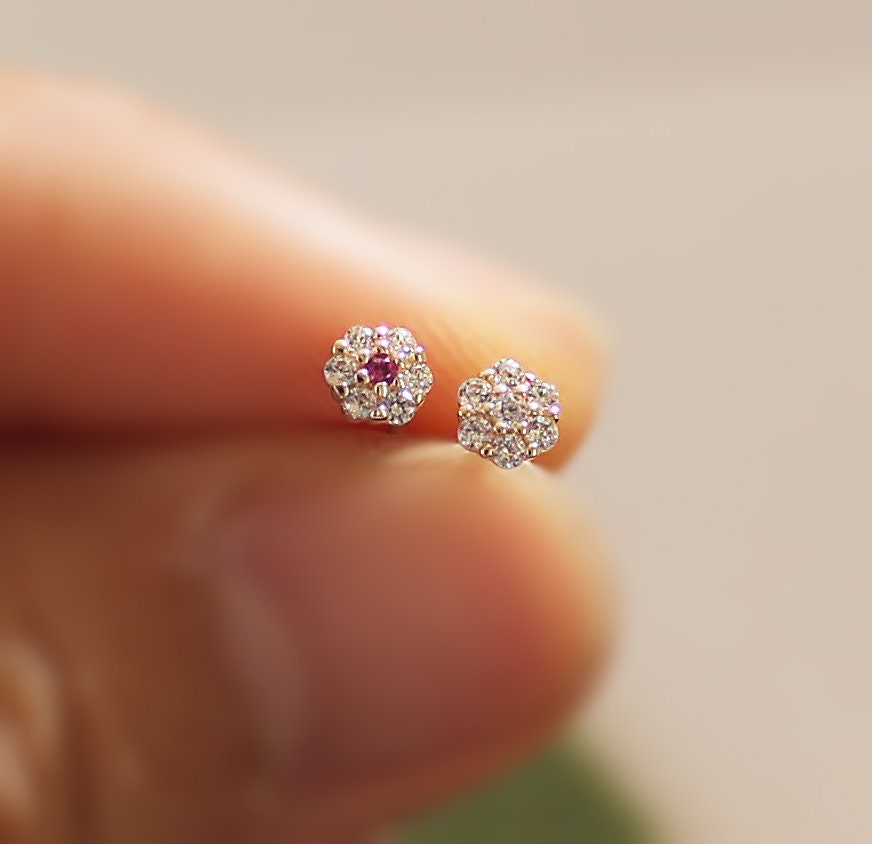 Diamond Earrings For Gold Baby Earrings With Safety Backs Tous
