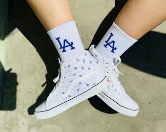 Dodgers Socks || Los Angeles Dodger Socks || Dodgers Gift