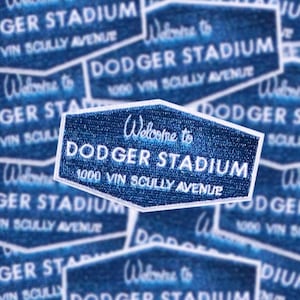 Dodger Stadium Patch - Sew On/Iron On - Dodgers Patches || Dodger Gift