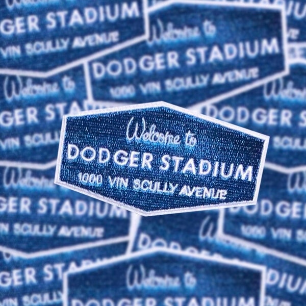 Dodger Stadium Patch - Sew On/Iron On - Dodgers Patch