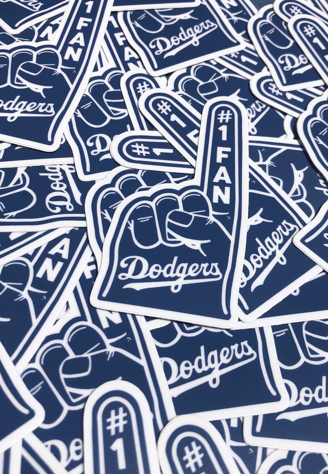 Dodger Sticker Dodger Foam Finger Sticker Dodger Gift Etsy