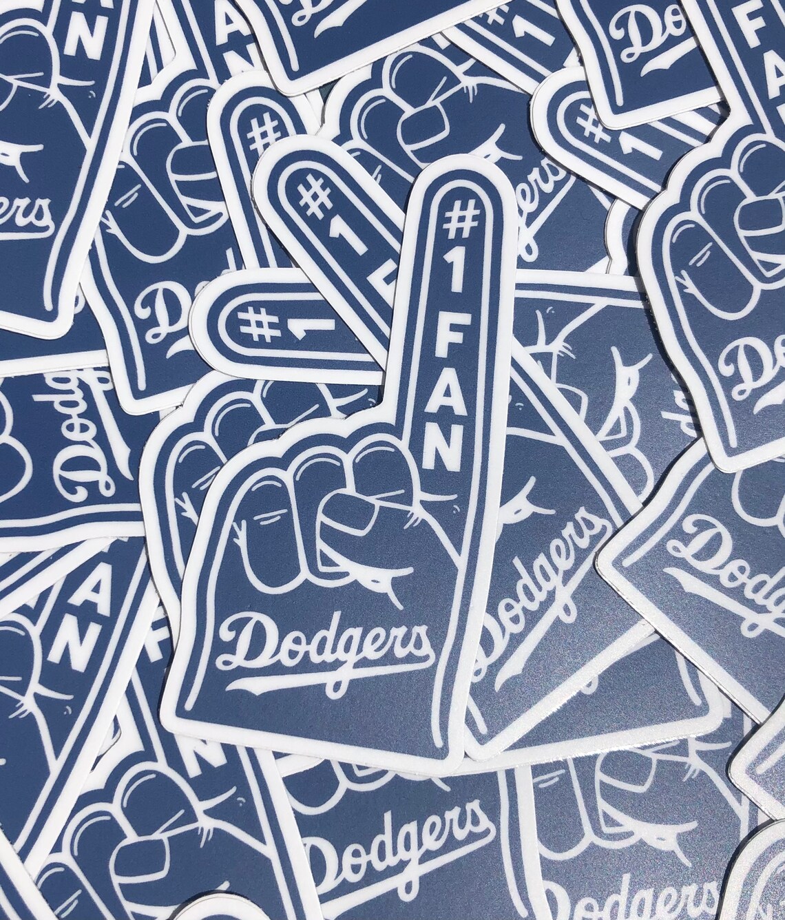 Dodger Sticker Dodger Foam Finger Sticker Dodger Gift Etsy