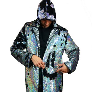 holographic sequin jacket