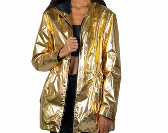 metallic waterproof jacket