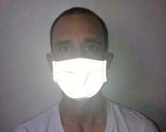Cyberpunk mask, Light up Mask, Reflective Face Mask, Rave Mask, Burning Man Mask, Festival mask, Designer Face Mask by Love Khaos