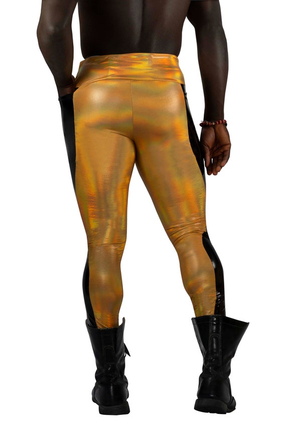 Mens Leggings Meggings Holographic 
