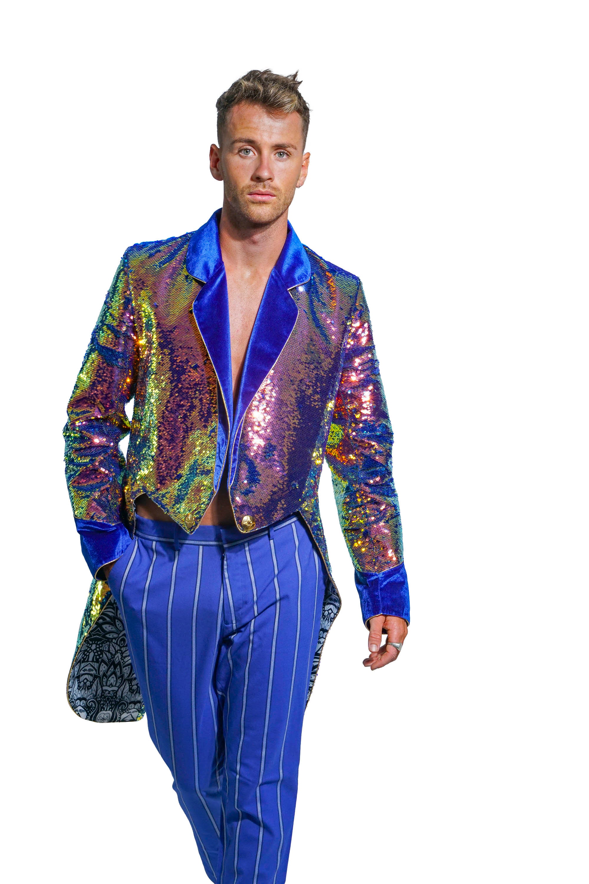 アメージングタイランド・グランドセール Marching Blazer, Jacket Sequin Mens Band Jacket Master Ring Snowboarding