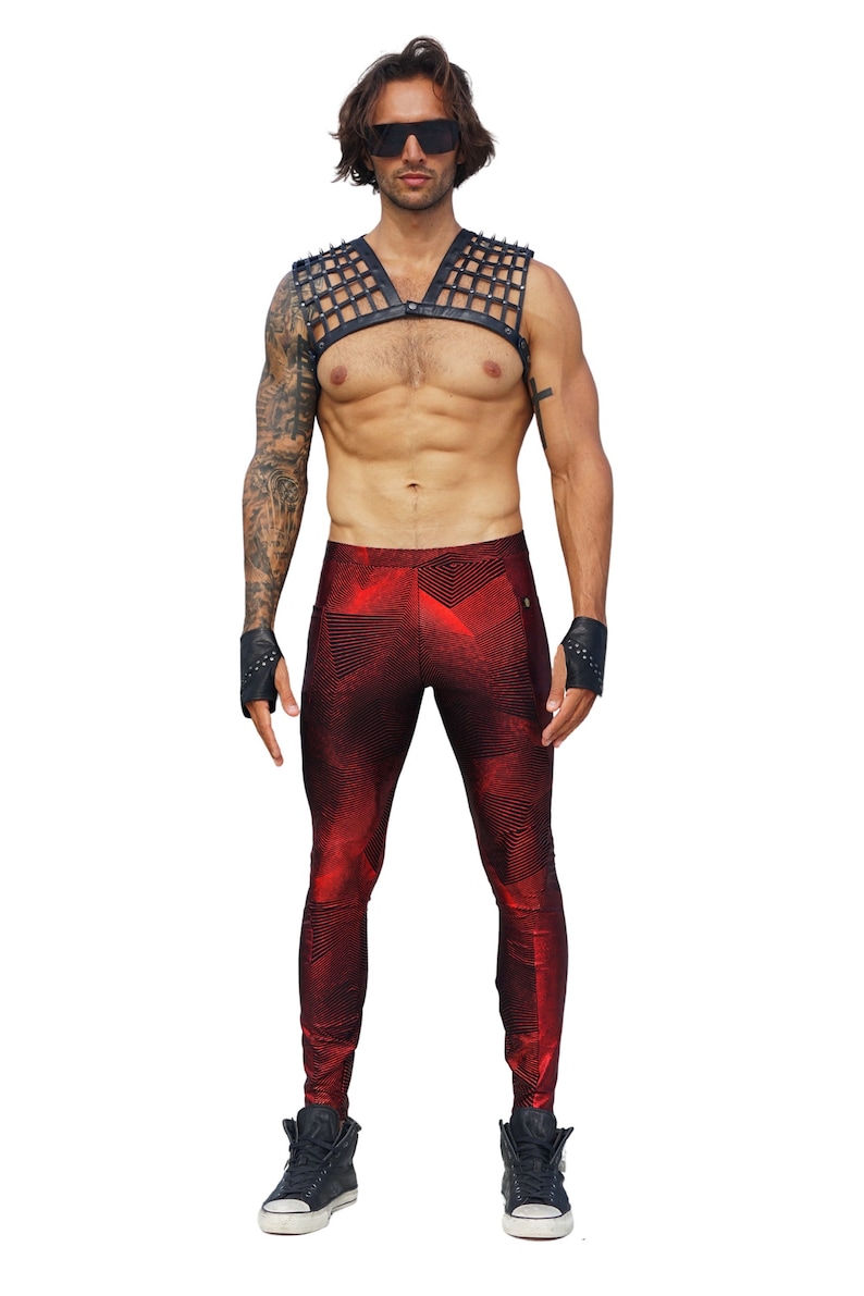 Cyberpunk Mens Tights Yoga Pants Burningman Meggings Men's - Etsy