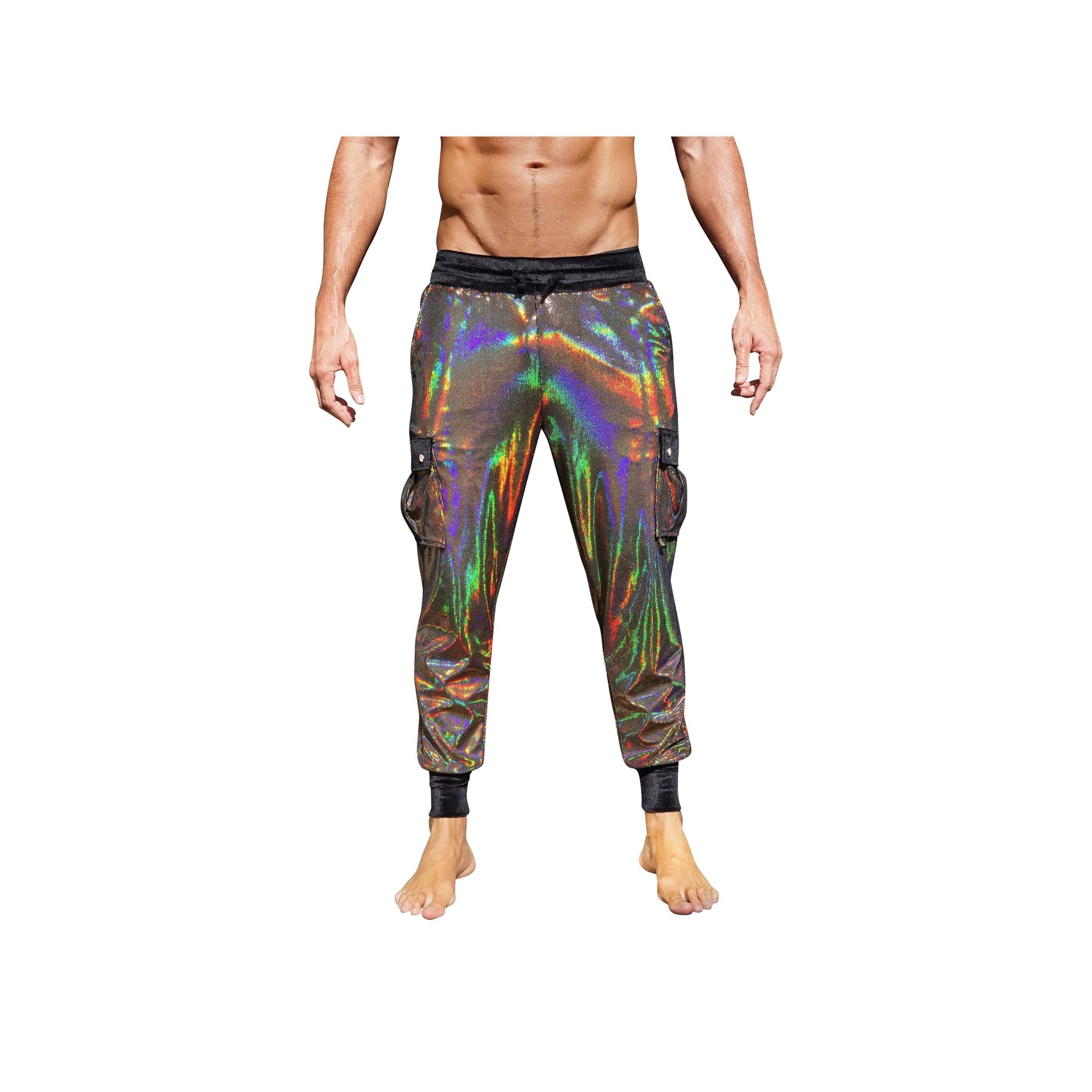 RARITYUS Men Women Rave Reflective Pants with Pocket Sport Joggers Casual  Sport Pants Track Trousers Sweatpants Party Festival Club Outfit - Yahoo  Shopping