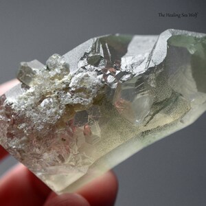 RARE Starbrary Green Chlorite Tibetan Quartz + Keys! Deeply Healing Crystal Empath Must-Have Inner Child Collector's Mineral Shaman Gaia