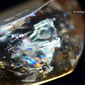 SUPER ATTRACTOR Zambian Golden Citrine & Rainbows Necklace Cosmic Creator Pendant Living in Abundance + Gratitude Handmade Sacred Jewellery