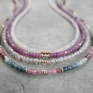Collier de tourmaline naturelle