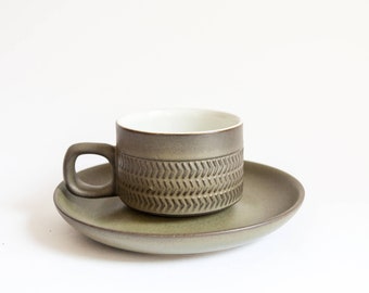 Denby Chevron  Coffee Cup(s) & Saucer Duo(s) ea.