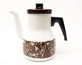 Large Finel Finland, Enamel Coffee Pot - Knights Ritari