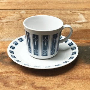 1960s Noritake Progression Pacific Cup and Saucer image 1