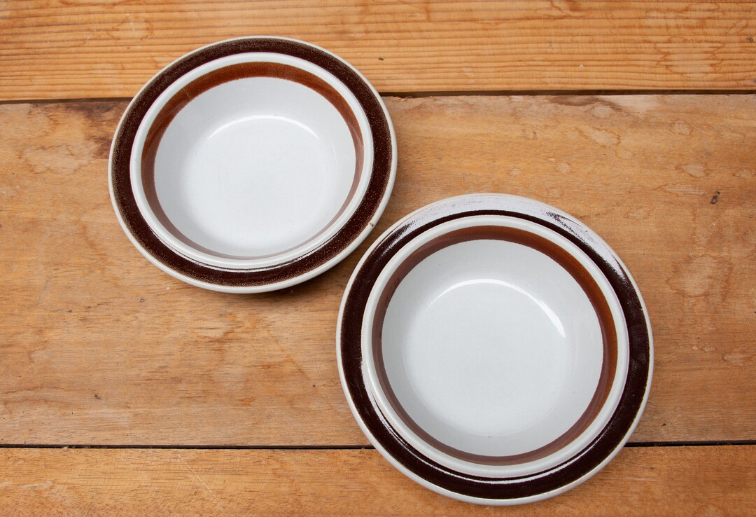Arabia Finland 2 X Rosmarin Cereal Bowls plain Variation - Etsy