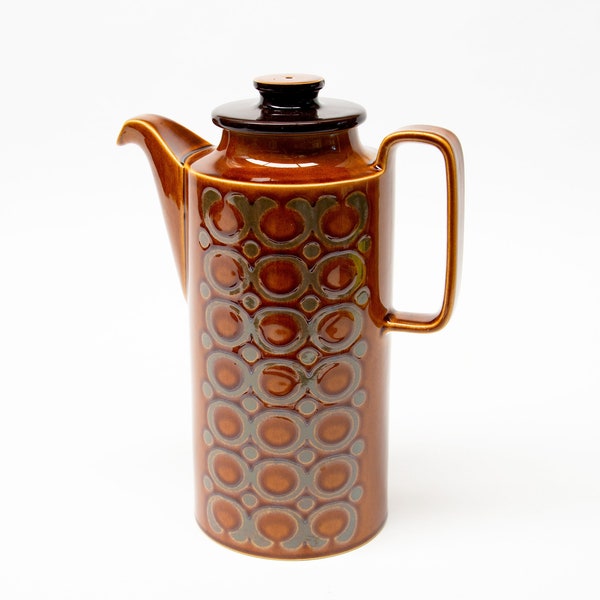 Vintage Hornsea Bronte, 1977, Tall Coffee Pot