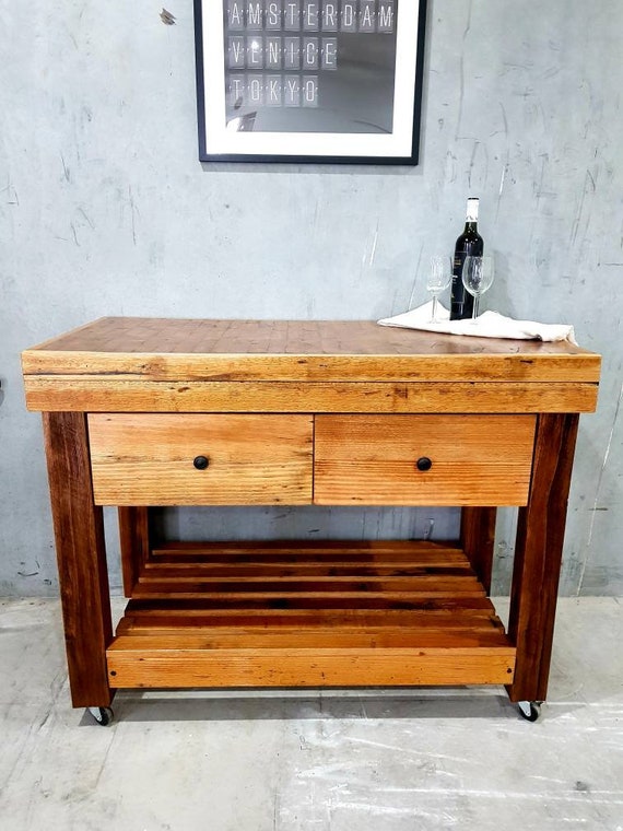 Butchers blocks sale on wheels